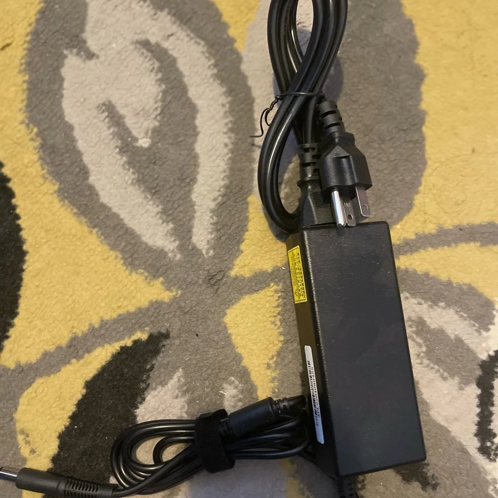 Black Laptop Charger
